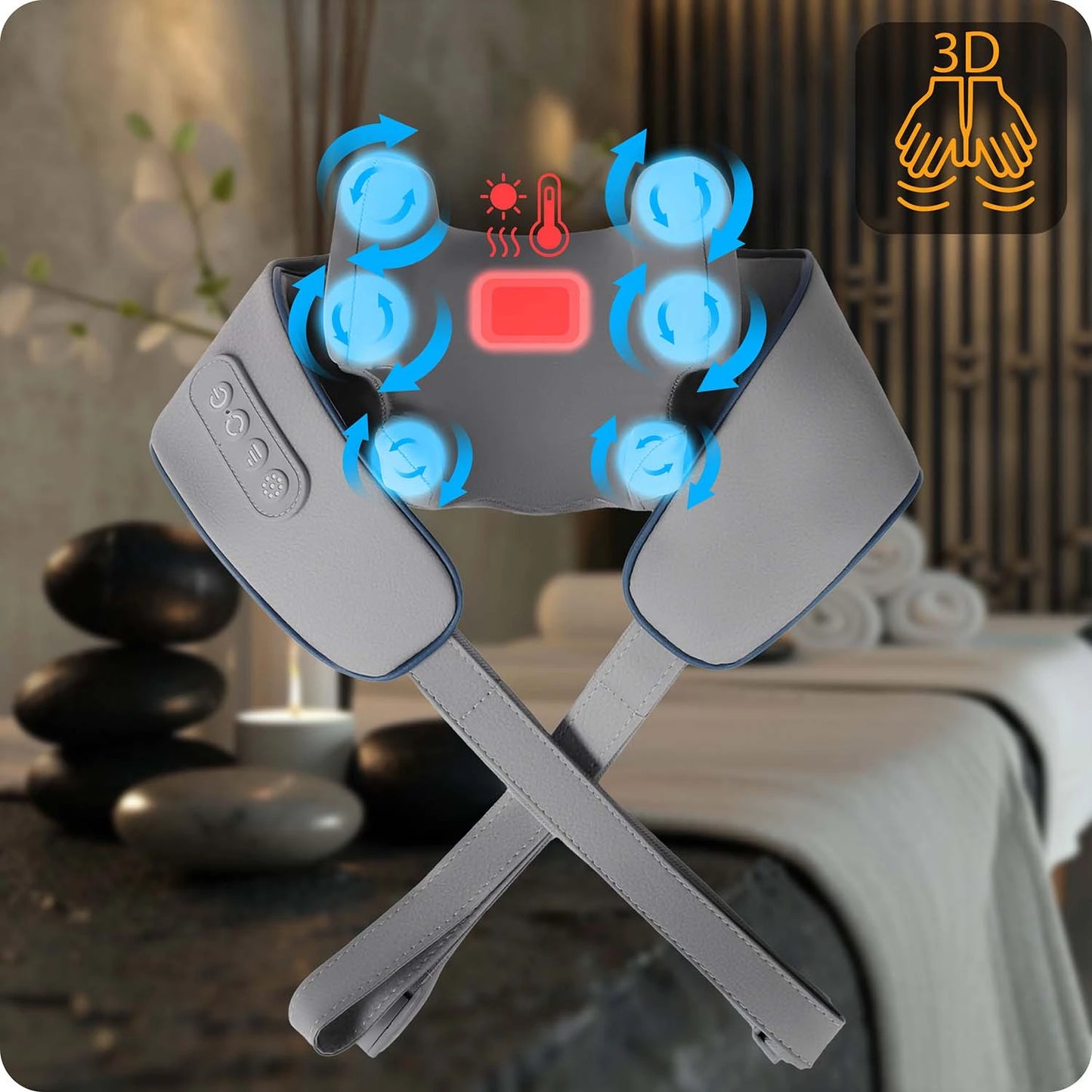 Bezprzewodowy Masażer Shiatsu